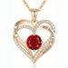 Necklace With Rose Flower Gift Box - CLICK TIK