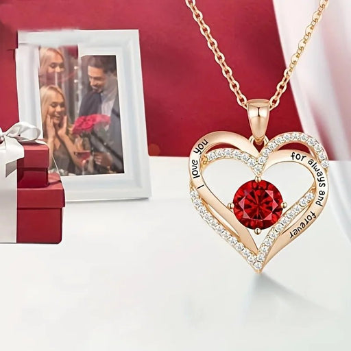 Necklace With Rose Flower Gift Box - CLICK TIK