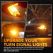 OXILAM 2Pcs WY21W LED Canbus Amber Turn Signal Light Error Free T20 7440 W21W 12V Indicator Bulb With Cooling Fan No Hyper Flash - CLICK TIK