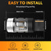 OXILAM 2Pcs WY21W LED Canbus Amber Turn Signal Light Error Free T20 7440 W21W 12V Indicator Bulb With Cooling Fan No Hyper Flash - CLICK TIK