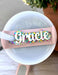 Personalized Name Cup Label Custom 40oz/30oz Water Cup Nameplate Accessories Handmade Acrylic Lid Name Label Best Friend Gift - CLICK TIK