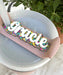 Personalized Name Cup Label Custom 40oz/30oz Water Cup Nameplate Accessories Handmade Acrylic Lid Name Label Best Friend Gift - CLICK TIK