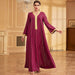 Polka Dot Bronzing Abaya for Women Loose Arabia Dubai Abaya Muslim Dress Women Dinner Evening Dress Robe De Soiree Luxe Vistidos - CLICK TIK