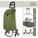 Portable Shopping Climbing Stairs Shopping Cart Luggage Trolley Household Foldable Lightweight Hand Trolley Trailer Elderly Trolley - CLICK TIK
