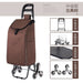 Portable Shopping Climbing Stairs Shopping Cart Luggage Trolley Household Foldable Lightweight Hand Trolley Trailer Elderly Trolley - CLICK TIK