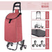 Portable Shopping Climbing Stairs Shopping Cart Luggage Trolley Household Foldable Lightweight Hand Trolley Trailer Elderly Trolley - CLICK TIK