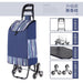 Portable Shopping Climbing Stairs Shopping Cart Luggage Trolley Household Foldable Lightweight Hand Trolley Trailer Elderly Trolley - CLICK TIK