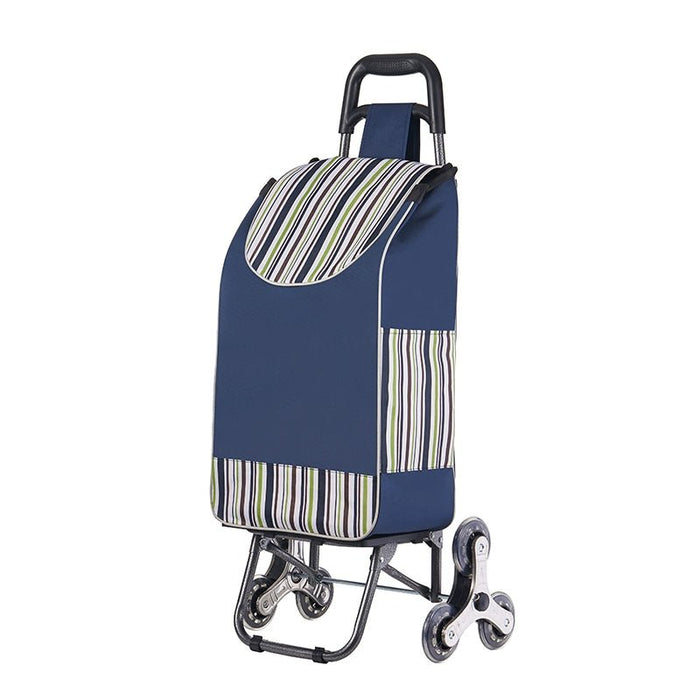 Portable Shopping Climbing Stairs Shopping Cart Luggage Trolley Household Foldable Lightweight Hand Trolley Trailer Elderly Trolley - CLICK TIK