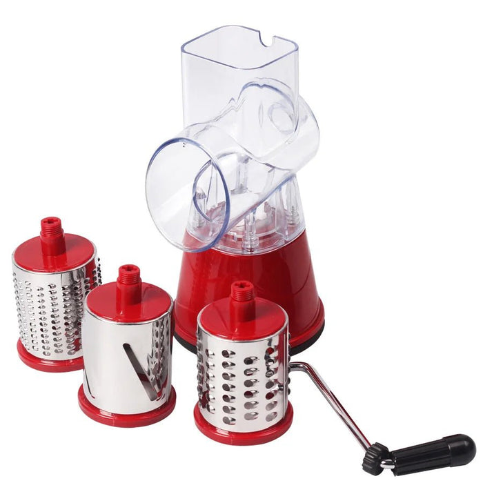 Potato Carrot Cheese Shredder Vegetable Cutter Round Slicer Graters Food Processor Vegetable Chopper kitchen Roller Gadgets Tool - CLICK TIK