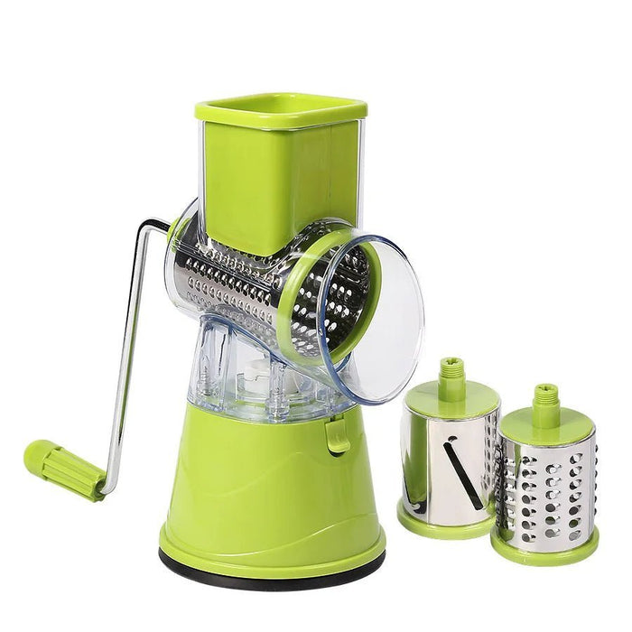 Potato Carrot Cheese Shredder Vegetable Cutter Round Slicer Graters Food Processor Vegetable Chopper kitchen Roller Gadgets Tool - CLICK TIK