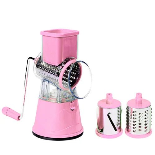 Potato Carrot Cheese Shredder Vegetable Cutter Round Slicer Graters Food Processor Vegetable Chopper kitchen Roller Gadgets Tool - CLICK TIK