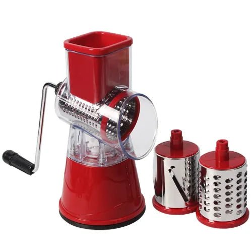 Potato Carrot Cheese Shredder Vegetable Cutter Round Slicer Graters Food Processor Vegetable Chopper kitchen Roller Gadgets Tool - CLICK TIK