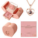 Preserved Real Red Rose With Hollow Clavicle Necklace - ''TO MY LOVE'',Jewelry Boxes with Necklace For Girlfriend/Wife/Mom Gifts - CLICK TIK