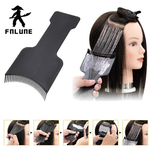 Professional Salon Hair Coloring Dyeing Applicator Brush Comb DIY Dispensing Tinting Highlighting Board Pro Salon Styling Tool - CLICK TIK
