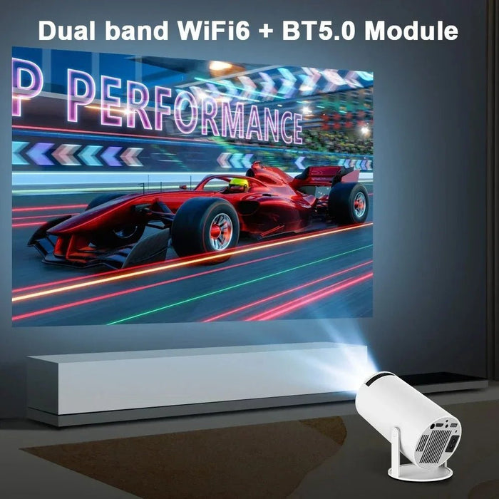 Projector HY300 PRO 4K Android 11 Dual Wifi6 260ANSI Allwinner H713 BT5.0 1080P 1280*720P Home Cinema Outdoor Projetor - CLICK TIK