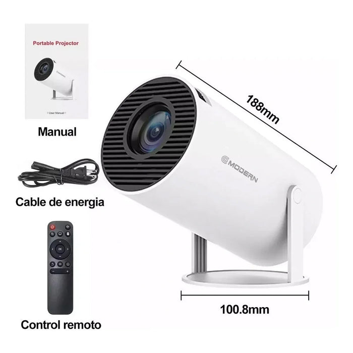 Projector HY300 PRO 4K Android 11 Dual Wifi6 260ANSI Allwinner H713 BT5.0 1080P 1280*720P Home Cinema Outdoor Projetor - CLICK TIK
