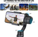 QAML Gimbal Stabiliser F6 3 - Axis/R15 Single - Axis Mobile Gimbal for Xiaomi iPhone 14 Pro Max YouTube TikTok Vlog Video Recording - CLICK TIK