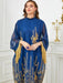 Ramadan Middle East Islamic Muslim Luxury Fashion Robe Women's Wear European and American Bat Sleeves Tassel Spliced Abaya Dress - CLICK TIK