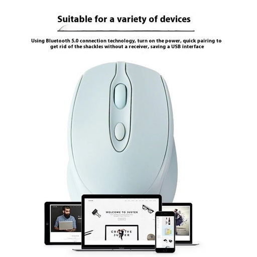 Rechargeable Bluetooth Mouse Laptop PC Tablet Gaming Working Mouse 2.4G USB Receiver Mouse for iPad Macbook Laptop Wireless Mice - CLICK TIK