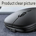 Rechargeable Bluetooth Mouse Wireless Dual Mode Electronics Silent Computer gaming Ergonomic Gamer 2.4 USB for PC Laptops - CLICK TIK
