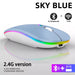 Rechargeable Bluetooth Wireless Mouse with 2.4GHz USB RGB 1600DPI Mouse for Computer Laptop Tablet PC Macbook Gaming Mouse Gamer - CLICK TIK