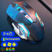 Rechargeable Wireless Mouse 2.4Ghz Bluetooth Gaming RGB Mouse USB Silent Mechanical Backlight E - Sports Gamer Mice For Computer - CLICK TIK