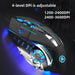 Rechargeable Wireless Mouse Gaming Computer Silent Bluetooth Mouse 2.4G USB Mechanical Backlight PC Gamer Mouse For Computer - CLICK TIK