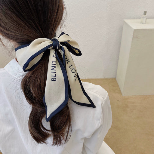 Robin Satin Elegant Hair Band Small Silk Scarf - CLICK TIK