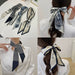 Robin Satin Elegant Hair Band Small Silk Scarf - CLICK TIK