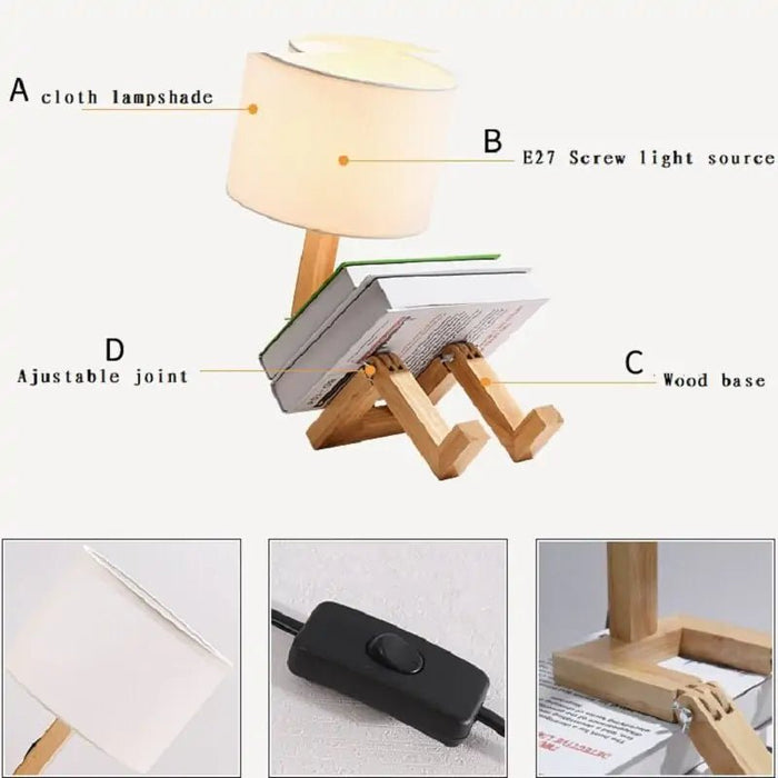 Robot Shape Table Lamp - CLICK TIK