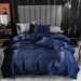 Satin Silk Bedding Set 3: Duvet Cover + Pillowcases Quilt Cover + Double Pillowcase - CLICK TIK