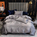Satin Silk Bedding Set 3: Duvet Cover + Pillowcases Quilt Cover + Double Pillowcase - CLICK TIK