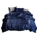 Satin Silk Bedding Set 3: Duvet Cover + Pillowcases Quilt Cover + Double Pillowcase - CLICK TIK