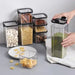 Sealed plastic food storage box cereal candy Dried jars with lid fridge storageTank containers household items kitchen organizer - CLICK TIK