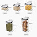 Sealed plastic food storage box cereal candy Dried jars with lid fridge storageTank containers household items kitchen organizer - CLICK TIK