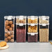 Sealed plastic food storage box cereal candy Dried jars with lid fridge storageTank containers household items kitchen organizer - CLICK TIK