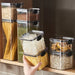 Sealed plastic food storage box cereal candy Dried jars with lid fridge storageTank containers household items kitchen organizer - CLICK TIK