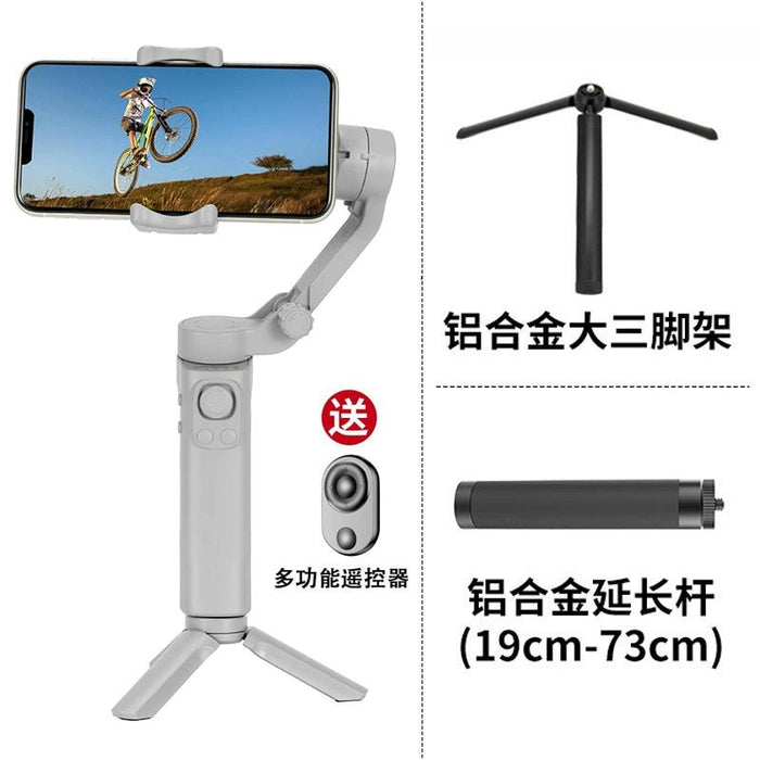 Selfie Stick for 2023 New Arrival Anti - Shake PTZ Mobile Phone Stabilizer Selfie Stick Photography Artifact Mobile Phone Stabilizer Phone Holder for Photography Tripod Dedicated Bluetooth Multi - Function Travel - CLICK TIK