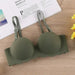 Sexy Bras Push Up Seamless Underwear Women Solid Color Wireless Lingerie Feamle One - pieces Gather Convertible Straps Brassiere - CLICK TIK
