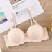 Sexy Bras Push Up Seamless Underwear Women Solid Color Wireless Lingerie Feamle One - pieces Gather Convertible Straps Brassiere - CLICK TIK