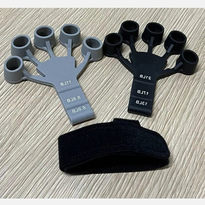 Silicone Grip Training and Exercise Finger Exercise Stretcher Hand Strengthener Arthritis Grip Trainer Hand Brush Expander Grips - CLICK TIK