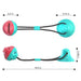 Silicone Suction Cup Dog Toy - CLICK TIK