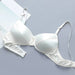 Silk bra 100% double - sided silk seamless underwear Women's thin style without steel ring breathable bra - CLICK TIK