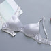 Silk bra 100% double - sided silk seamless underwear Women's thin style without steel ring breathable bra - CLICK TIK