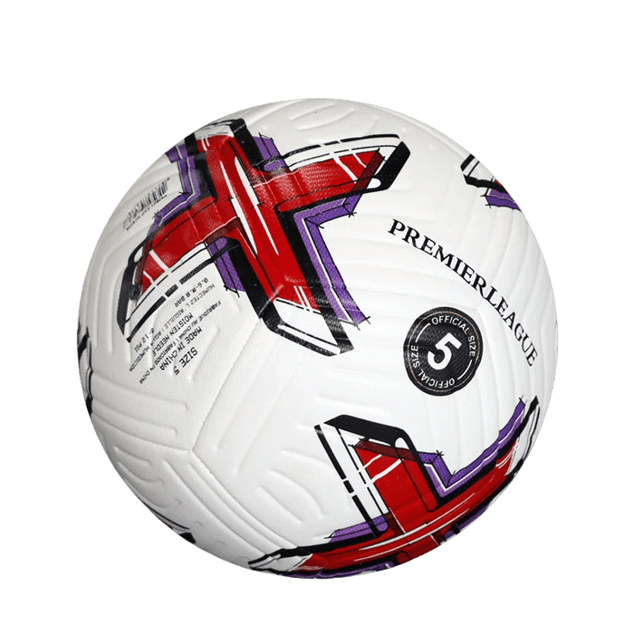 Soccer Ball Official Size 5 Three Layer Wear Rsistant Durable Soft PU Leather Seamless Football Team Match Group Train Game Play - CLICK TIK