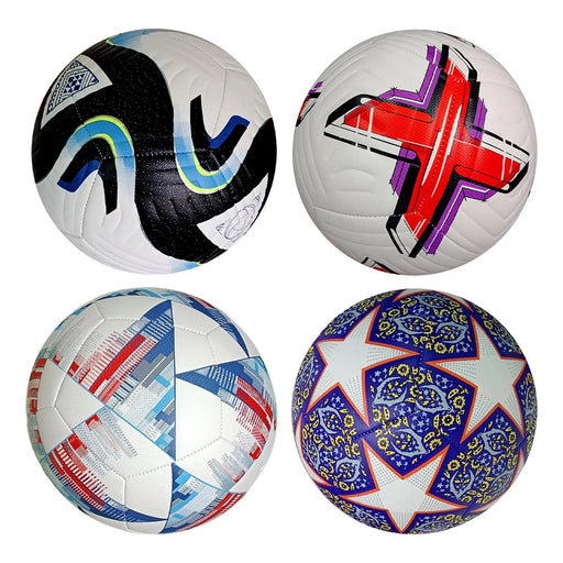 Soccer Ball Size 5 Seamless Stitching Football Leather Official Match Ball - CLICK TIK