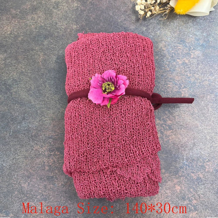 Soft Knit Stretchy Wraps Swaddle For Newborn Baby Photography Props Kids Receiving Blankets Cloth Accessories For Photo Shooting - CLICK TIK