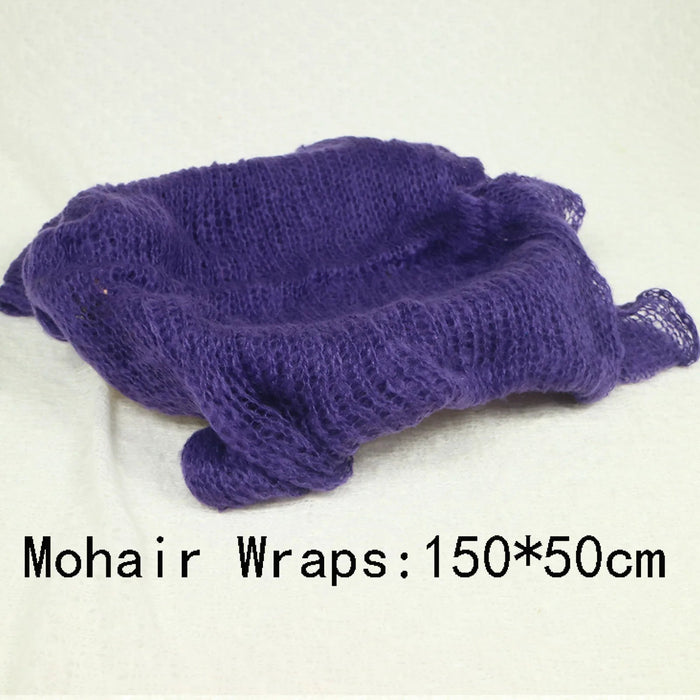 Soft Knit Stretchy Wraps Swaddle For Newborn Baby Photography Props Kids Receiving Blankets Cloth Accessories For Photo Shooting - CLICK TIK