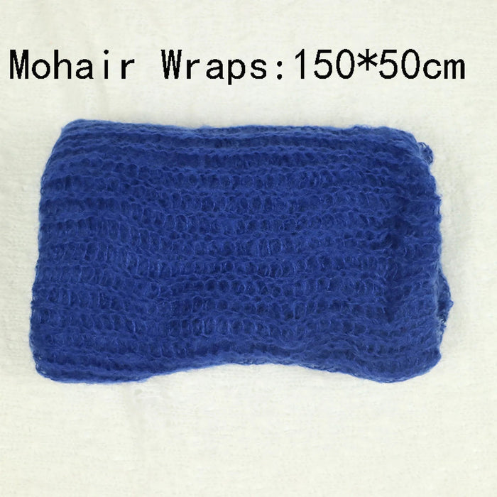 Soft Knit Stretchy Wraps Swaddle For Newborn Baby Photography Props Kids Receiving Blankets Cloth Accessories For Photo Shooting - CLICK TIK