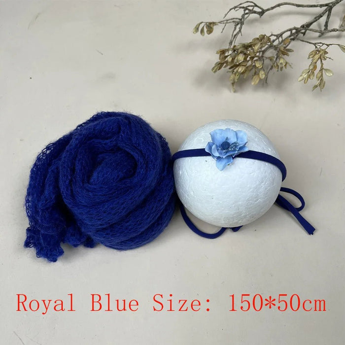 Soft Knit Stretchy Wraps Swaddle For Newborn Baby Photography Props Kids Receiving Blankets Cloth Accessories For Photo Shooting - CLICK TIK